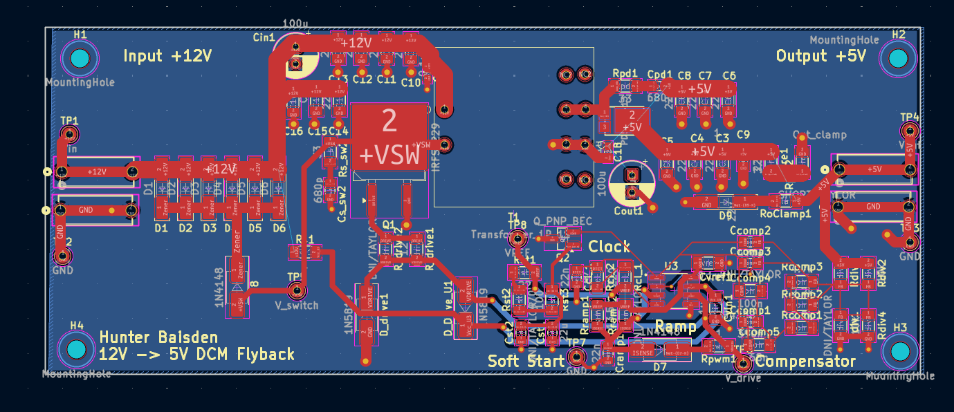 12V -> 5V DCM Flyback Converter screenshot 1
