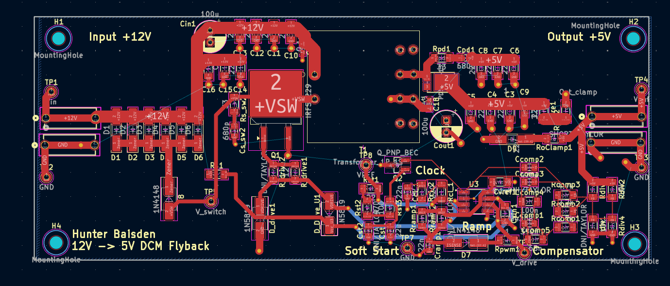 12V -> 5V DCM Flyback Converter screenshot 2